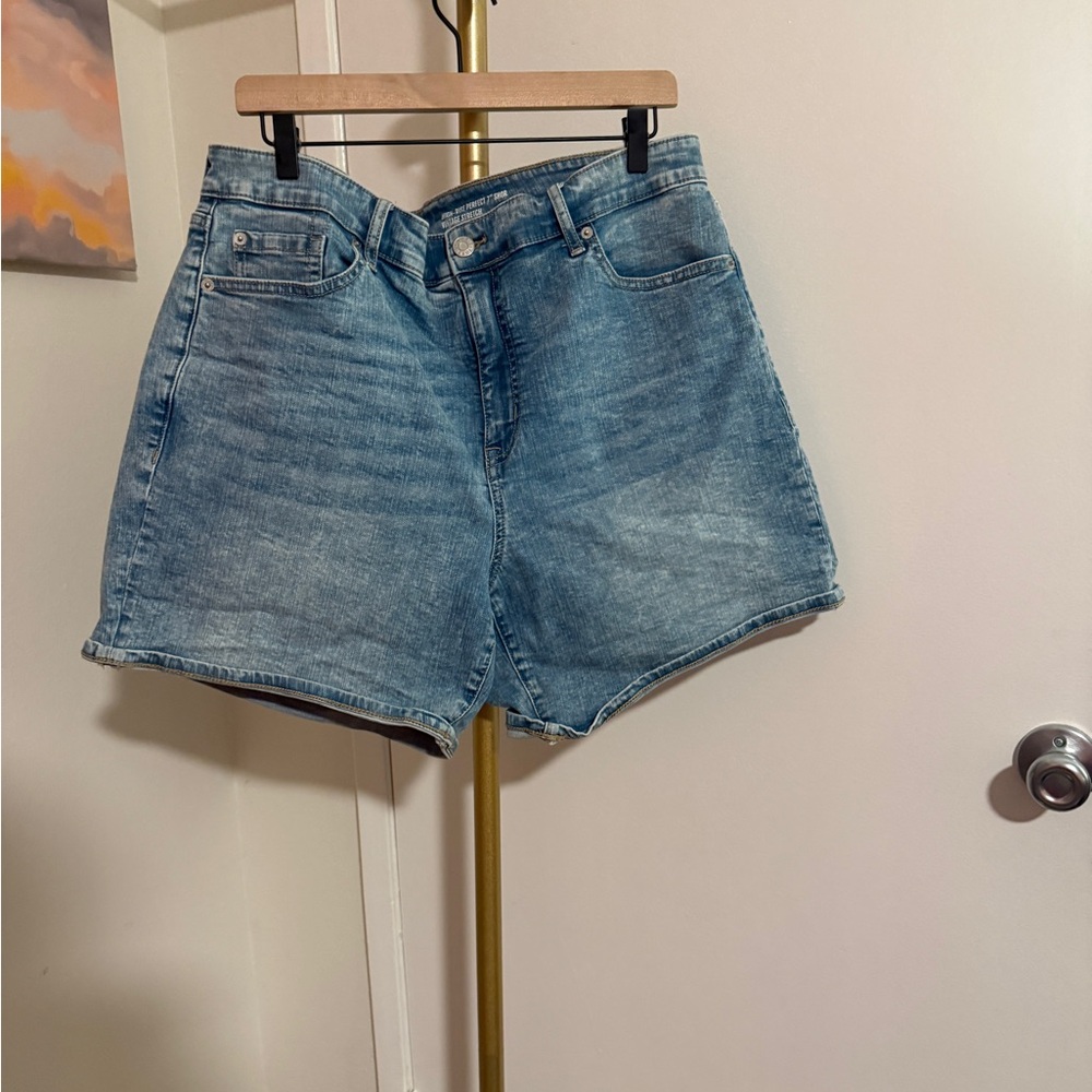 Torrid Light Blue Jean Shorts